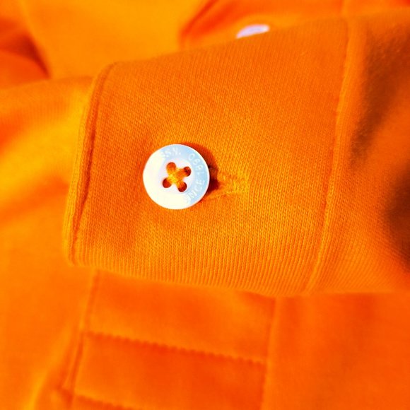 US Polo Assn Mens XXL 2X 100% Cotton Bright Orange Polo Short Sleeve Shirt Pony - Picture 8 of 15
